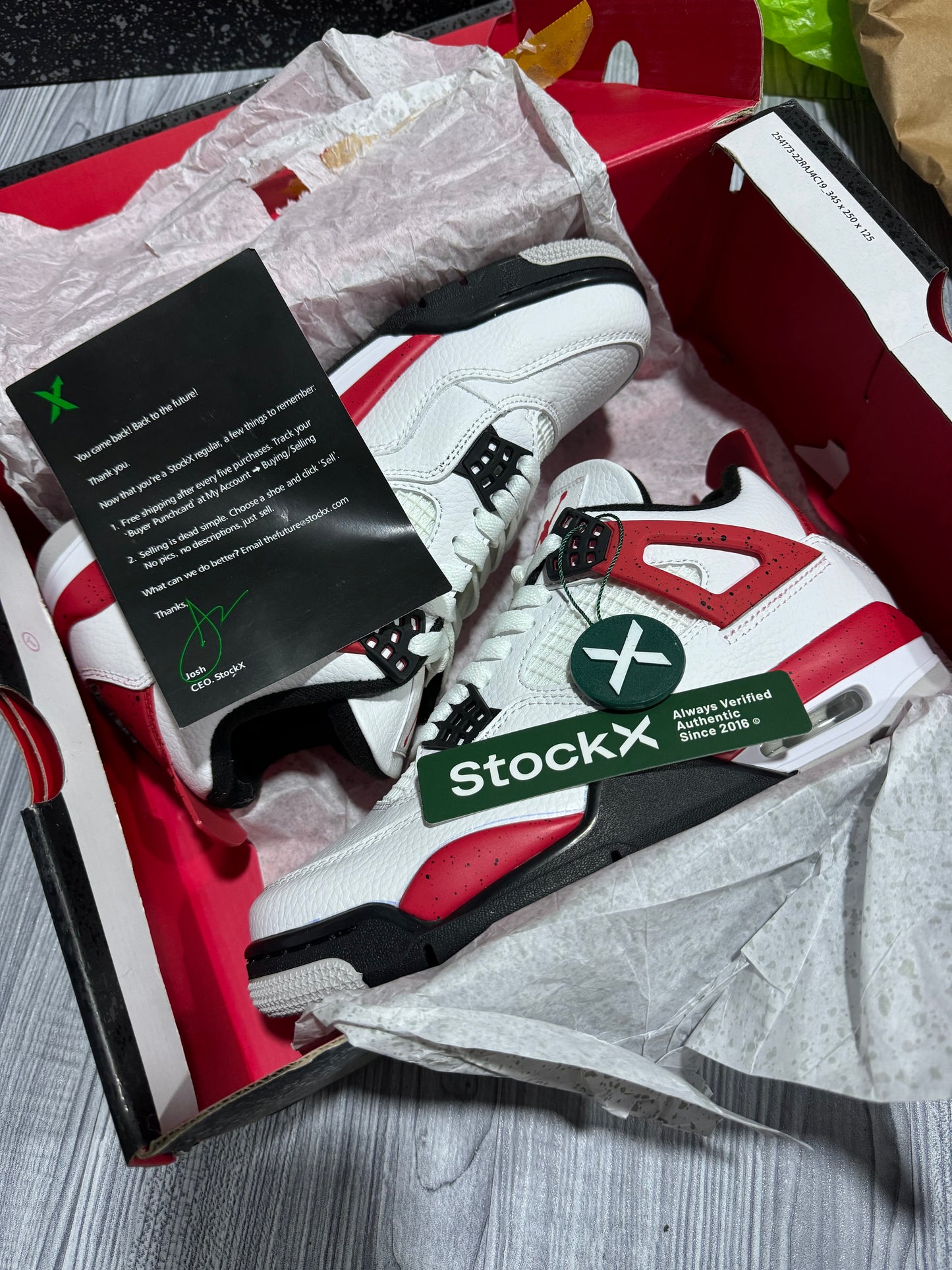 Jordan 4 Red Cement