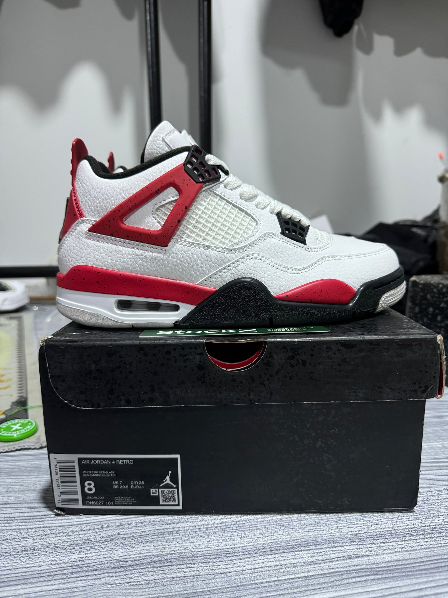Jordan 4 Red Cement