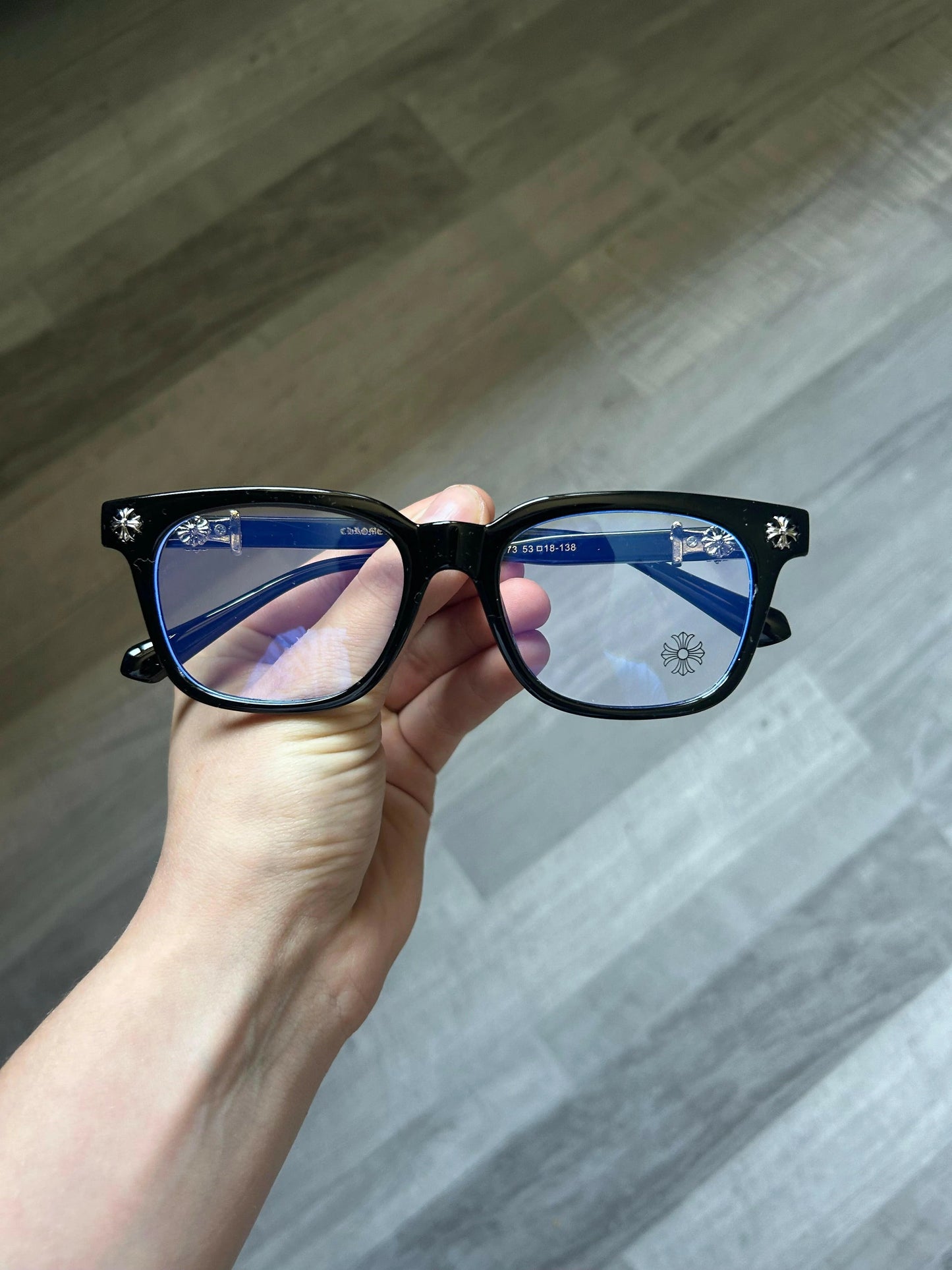 Gafas Chrome Hearts Black/Silver