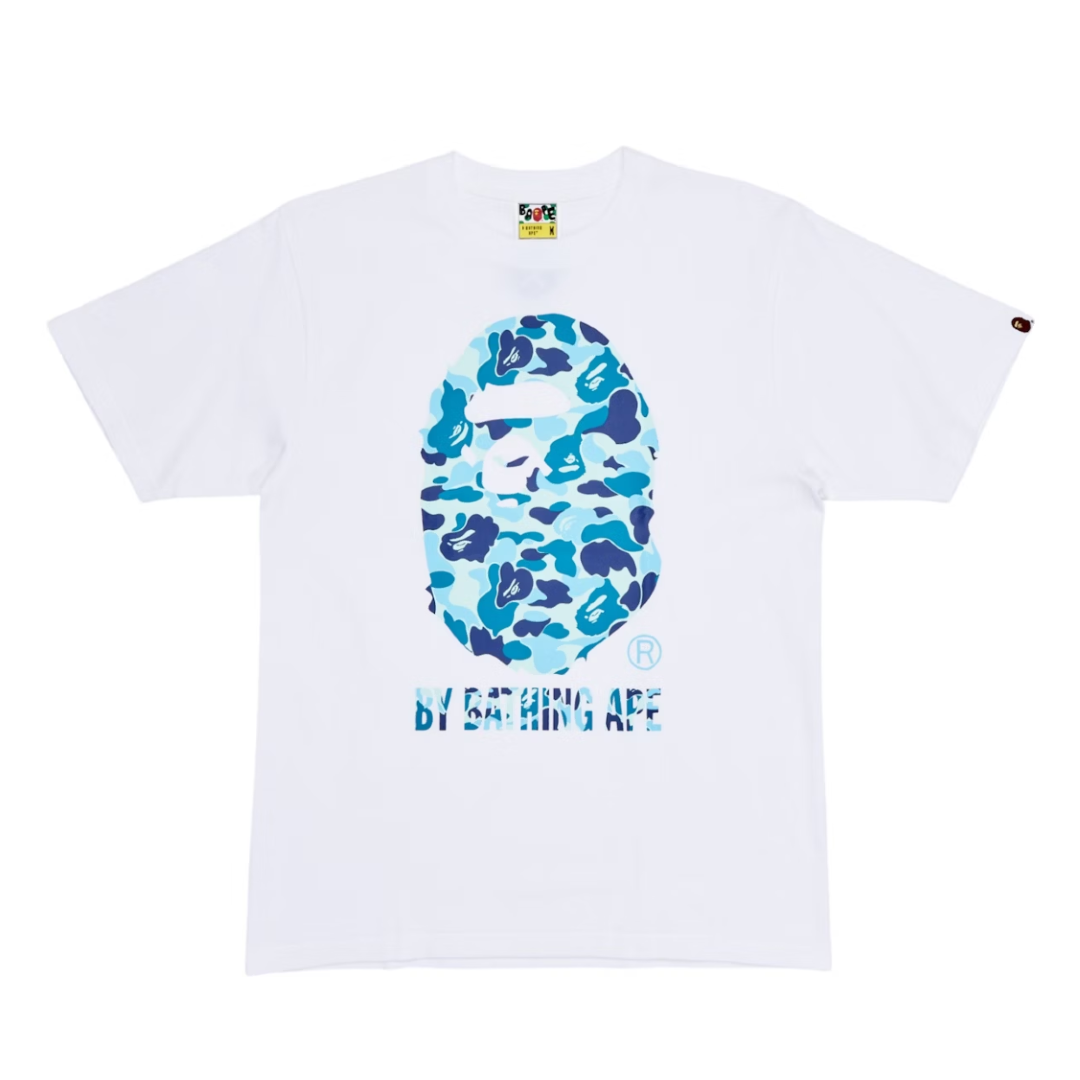 BAPE ABC Camo By Bathing Ape Tee White Blue