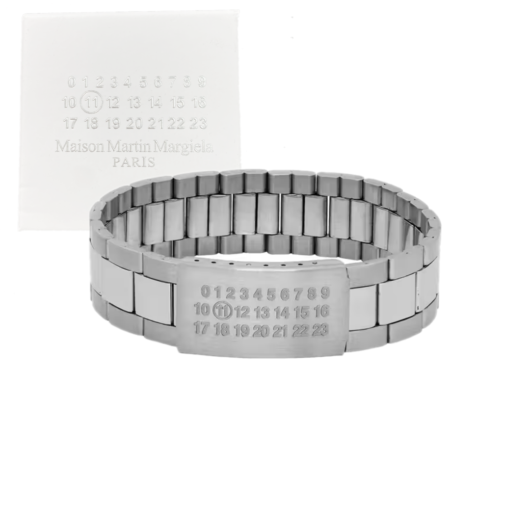 Maison Margiela Silver Watch Strap Bracelet