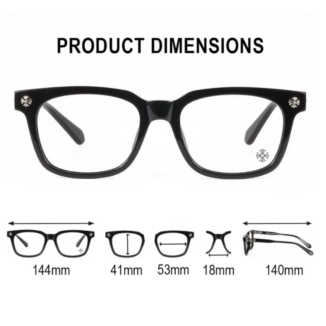 Chrome Hearts Transparent – UV400 + BlueProtect