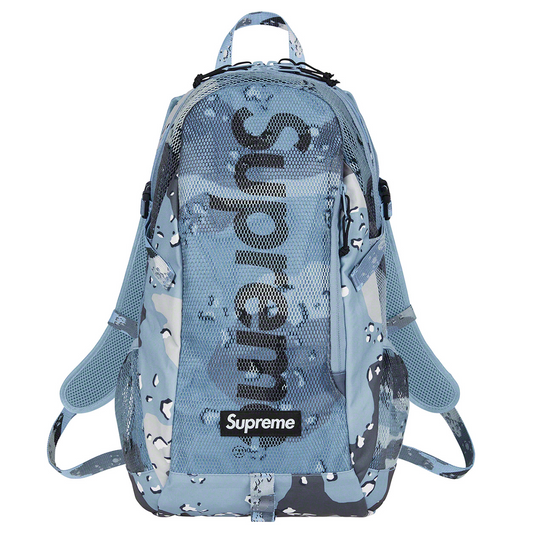 Supreme Backpack (SS20) Blue Camo