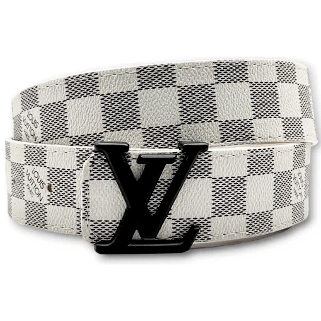 Cinturon Louis Vuitton Initiales Damier Azur Blue/White