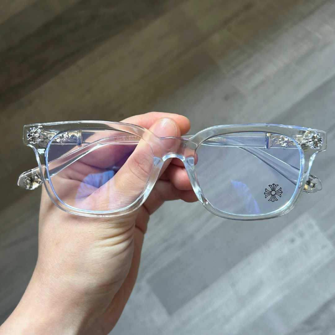 Lentes Chrome Hearts Black/Silver – Protección UV400 + BlueProtect