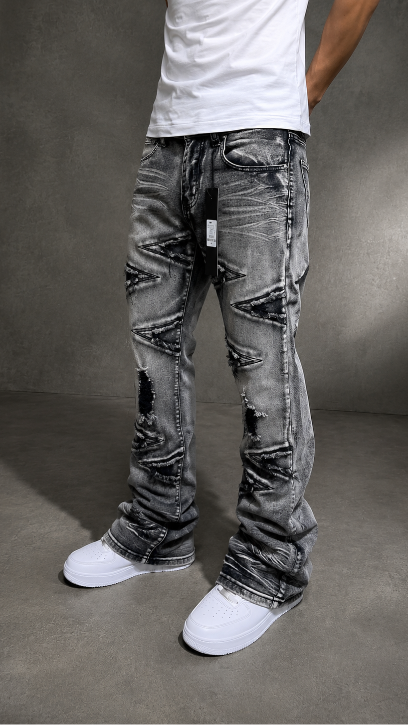 Jean FN Washed Grey Triangle