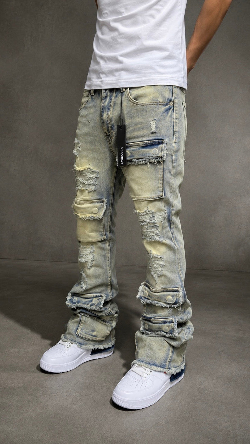 Jean Fashion Nova Cargo Flared #2