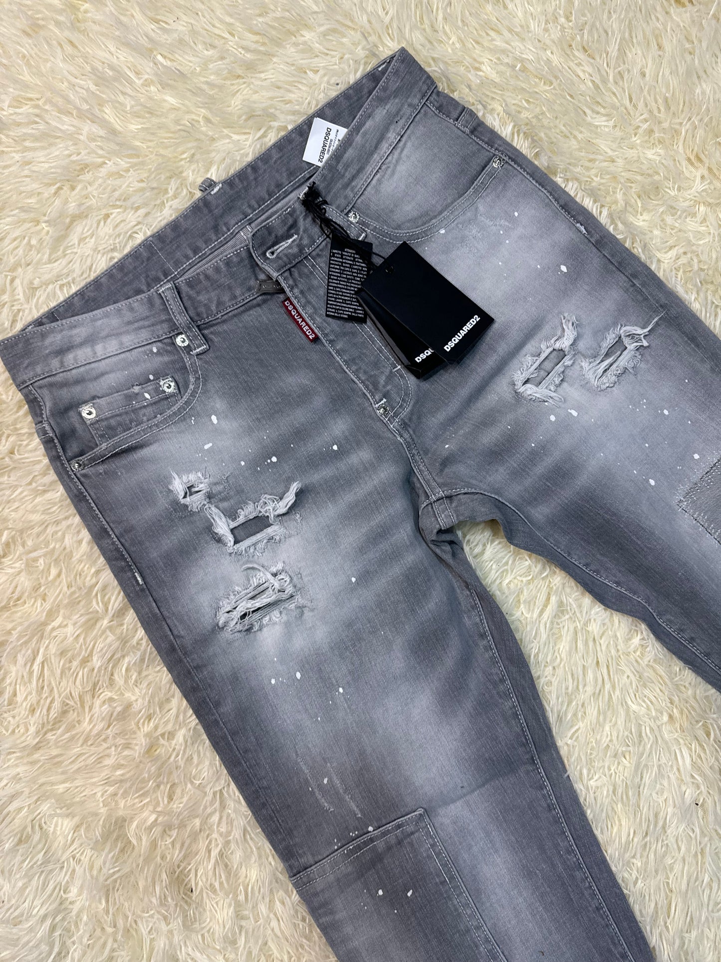 Jean Dsqueared2 Lightning Grey