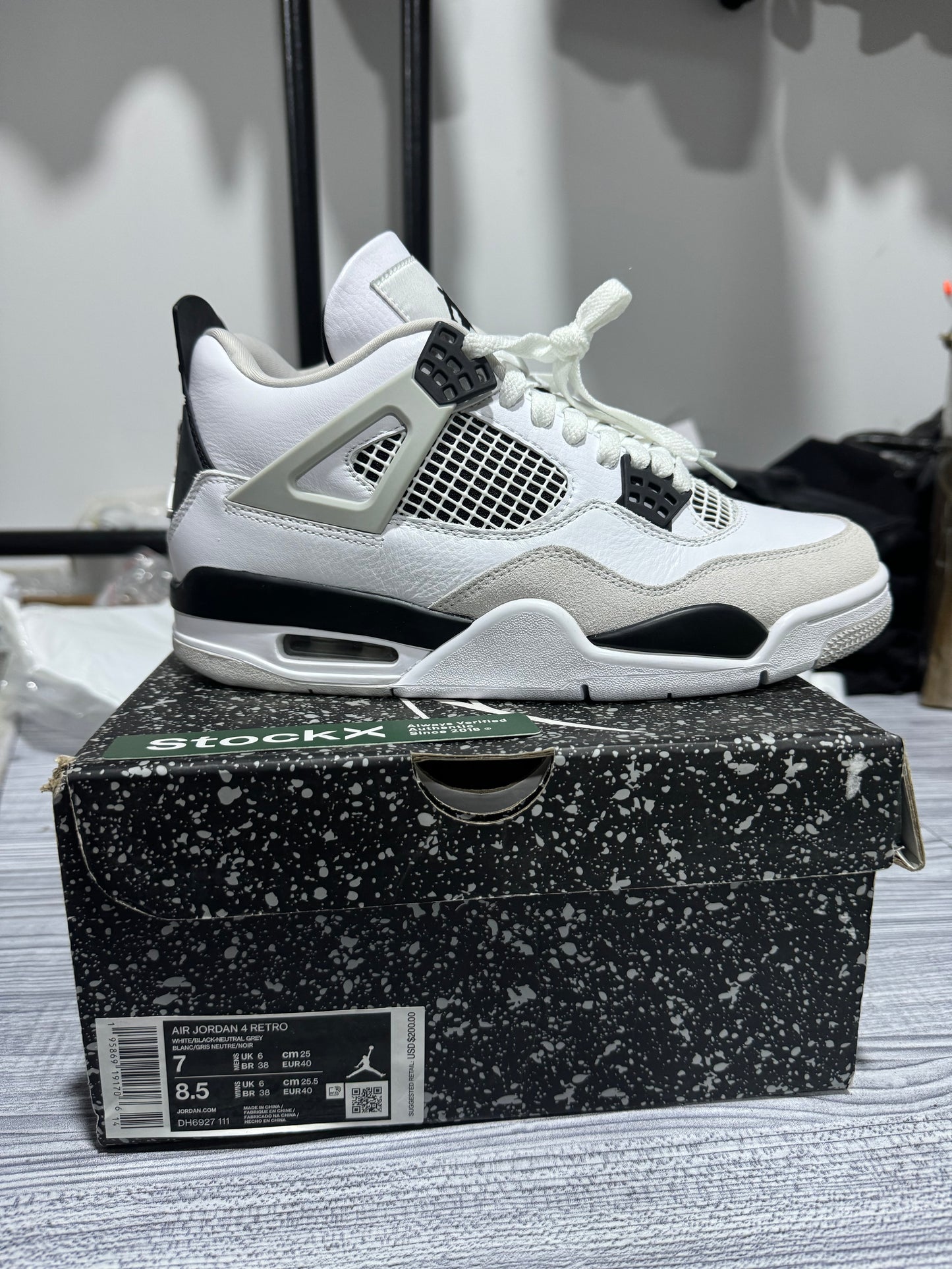 Jordan 4 Military Black