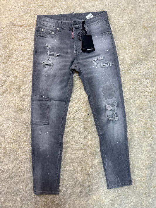 Jean Dsqueared2 Lightning Grey