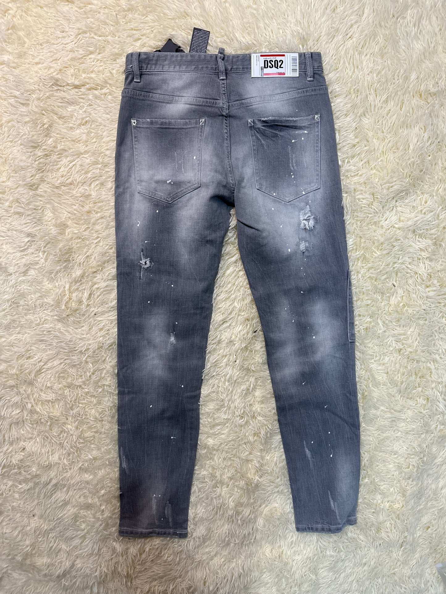 Jean Dsqueared2 Lightning Grey