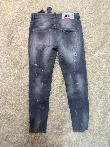 Jean Dsqueared2 Lightning Grey