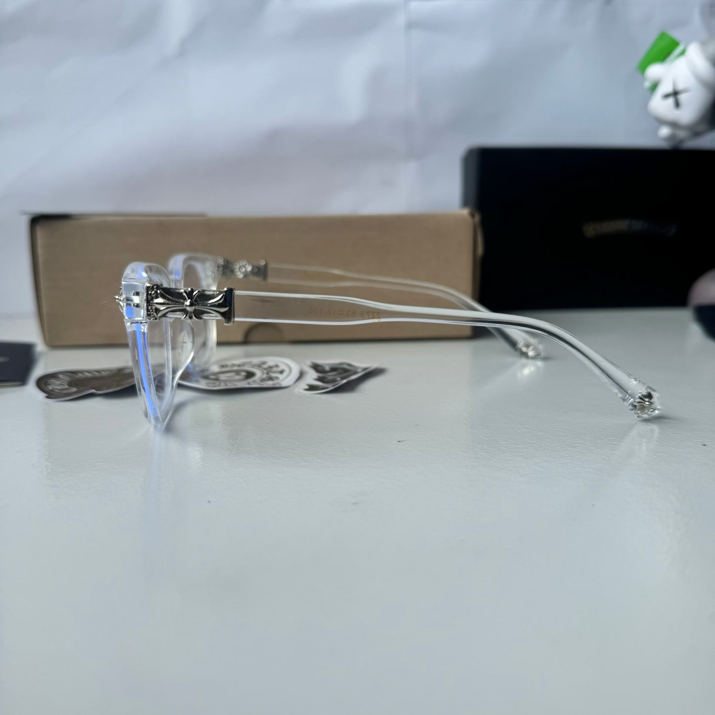 Lentes Chrome Hearts Transparent – Protección UV400 + BlueProtect