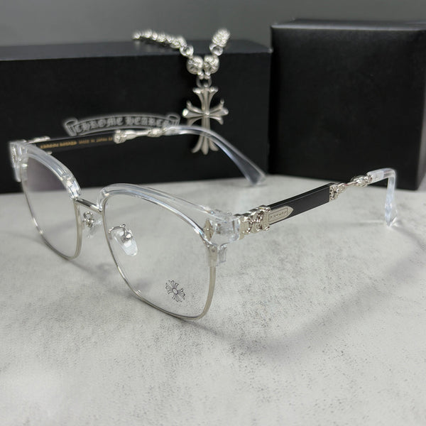 Chrome Hearts Steal Mount Transparent – UV400 + BlueProtect