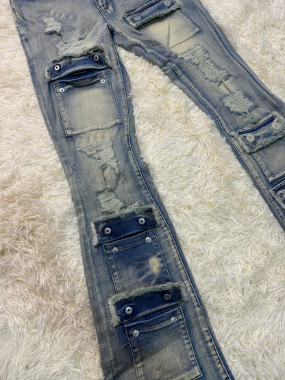 Jean Fashion Nova Cargo Flared #2