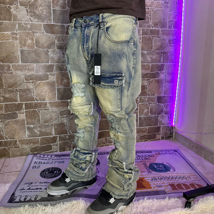 Jean Fashion Nova Cargo Flared #2