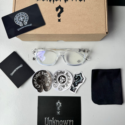 Lentes Chrome Hearts Transparent – Protección UV400 + BlueProtect