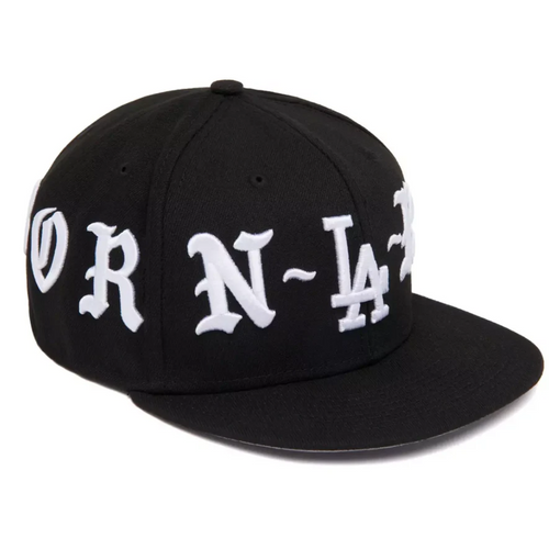 Born X Raised Los Angeles Dodgers NEW ERA CROWN HAT BLACKK