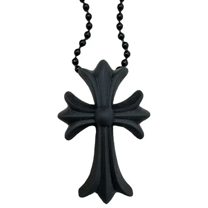 Chrome Hearts Silicone Rubber CH Cross Necklace