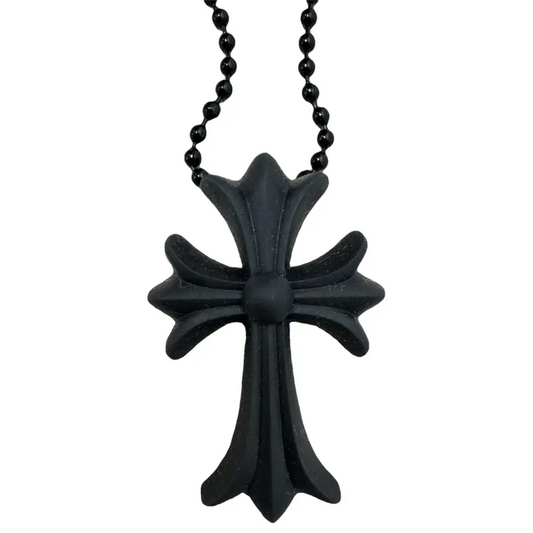 Chrome Hearts Silicone Rubber CH Cross Necklace