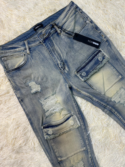 Jean Fashion Nova Cargo Flared #2