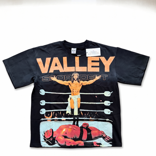 Vale Forever Jesus Hardy T-Shirt Vintage Black