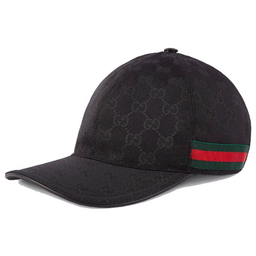 Gucci GG Canvas Baseball Hat Black
