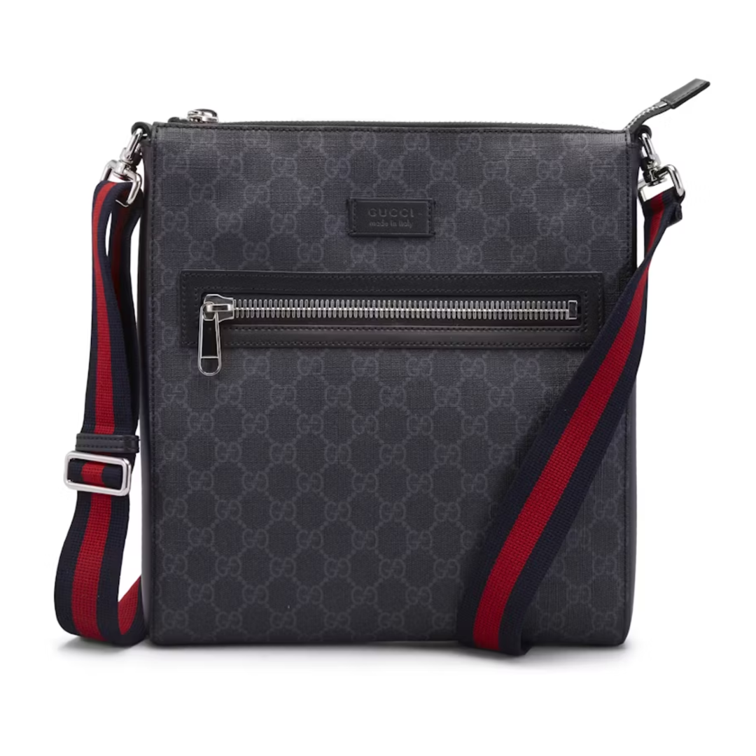 Gucci Messenger GG Supreme Black/Grey