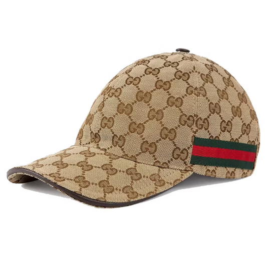 Gucci Original GG Canvas Baseball Hat with Web Beige/Brown