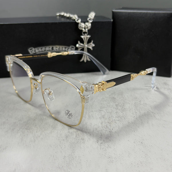 Chrome Hearts Steal Mount Transparent – UV400 + BlueProtect