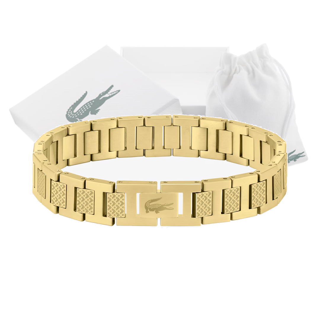 Pulsera Metropole Lacoste Silver Gold