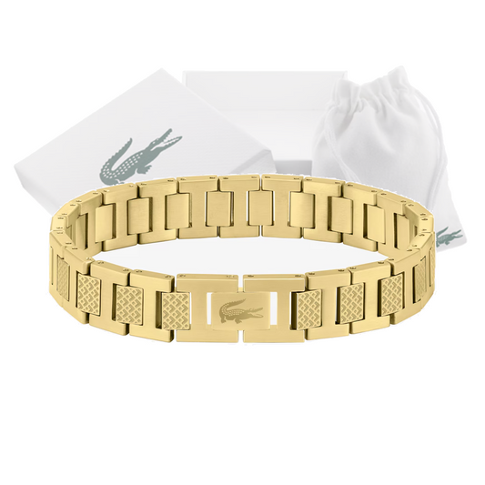 Pulsera Metropole Lacoste Silver Gold