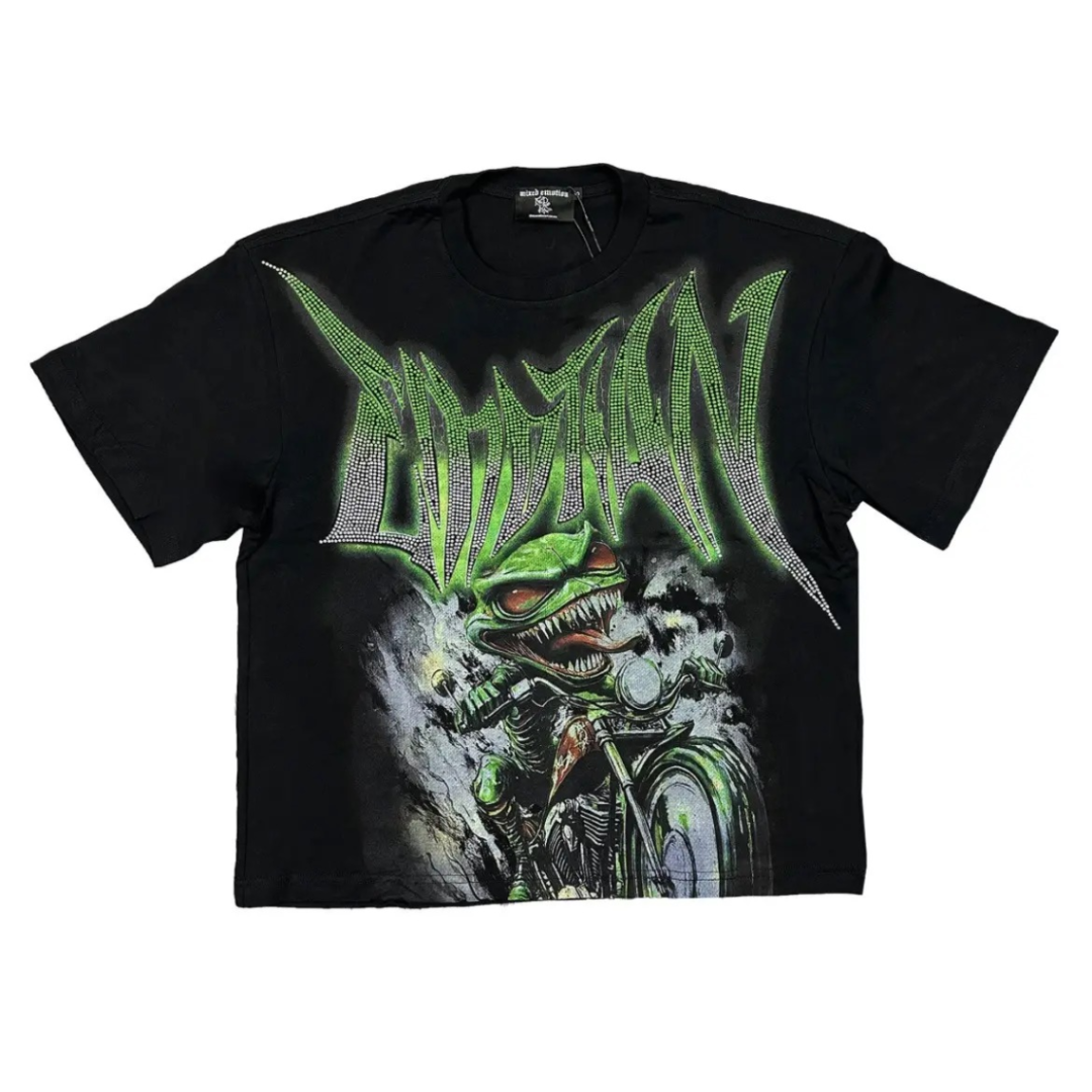 Mixed Emotion Goblin Rhinestone T-Shirt