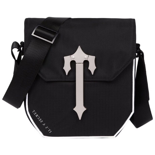 Morral Trapstar Cobra T Bag Black/Silver Reflectivo