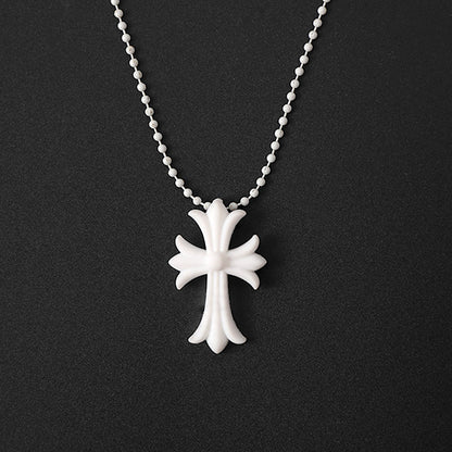 Chrome Hearts Silicone Rubber CH Cross Necklace