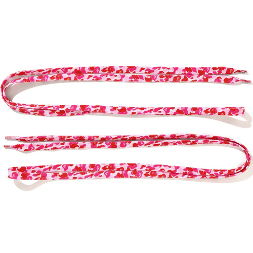 BAPE ABC Camo Shoelaces Pink