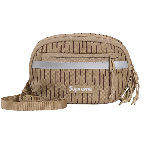 Supreme Mini Side Bag Tan Raindrop