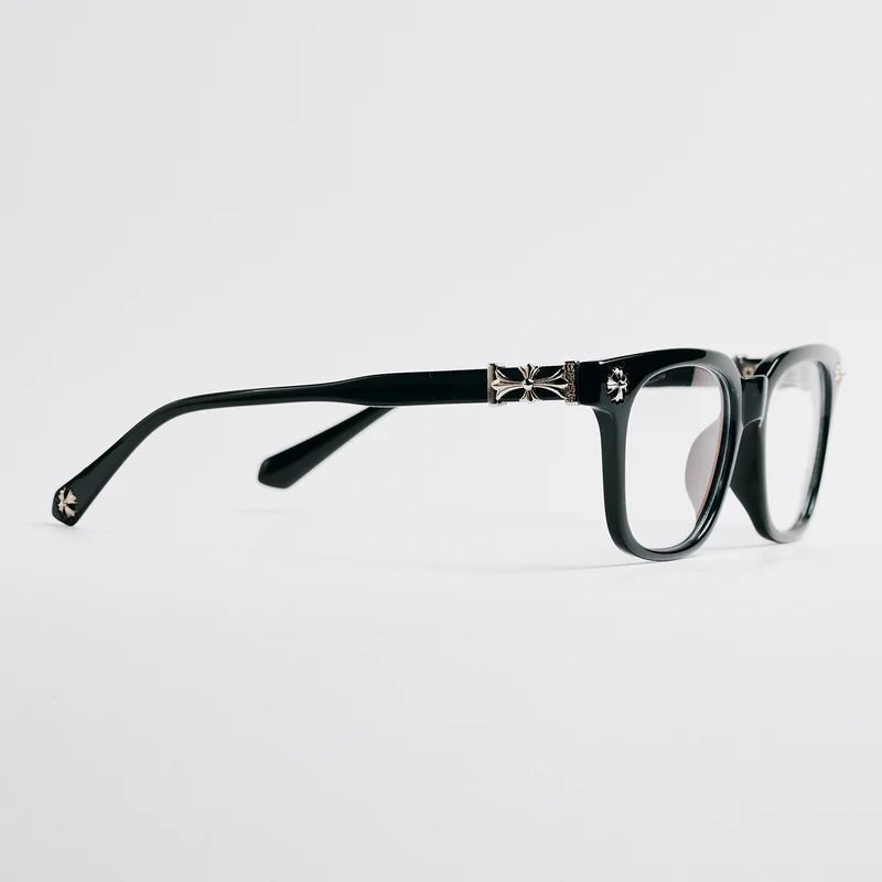Chrome Hearts Black/Silver – UV400 + BlueProtect