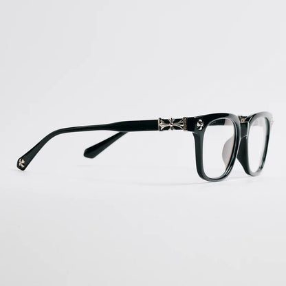 Chrome Hearts Black/Silver – UV400 + BlueProtect