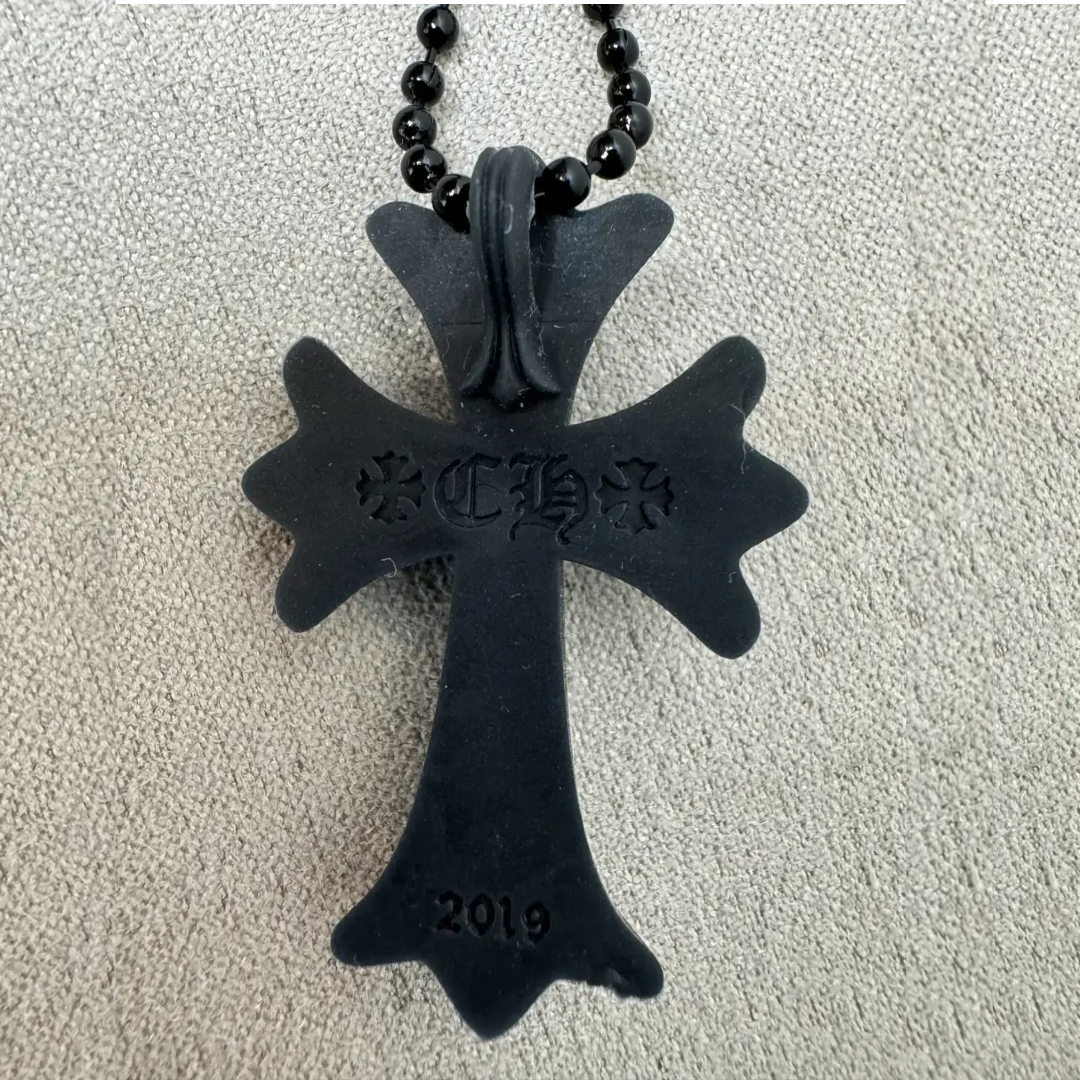 Chrome Hearts Silicone Rubber CH Cross Necklace