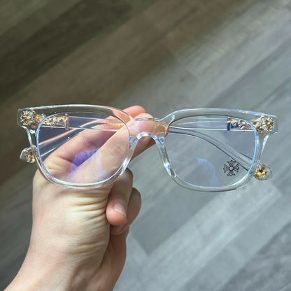 Lentes Chrome Hearts Transparent – Protección UV400 + BlueProtect