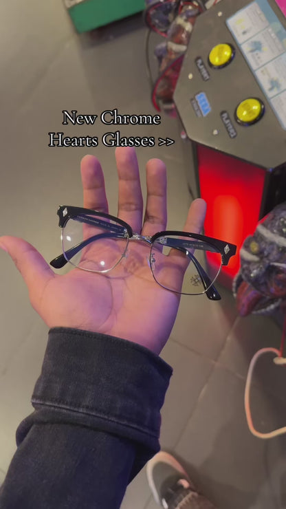 Gafas Chrome Hearts Steal Mount Black/Silver
